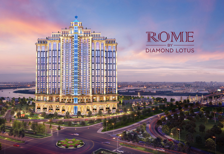 Rome Diamond Lotus - bức tường xanh giữa lòng Sài Gòn